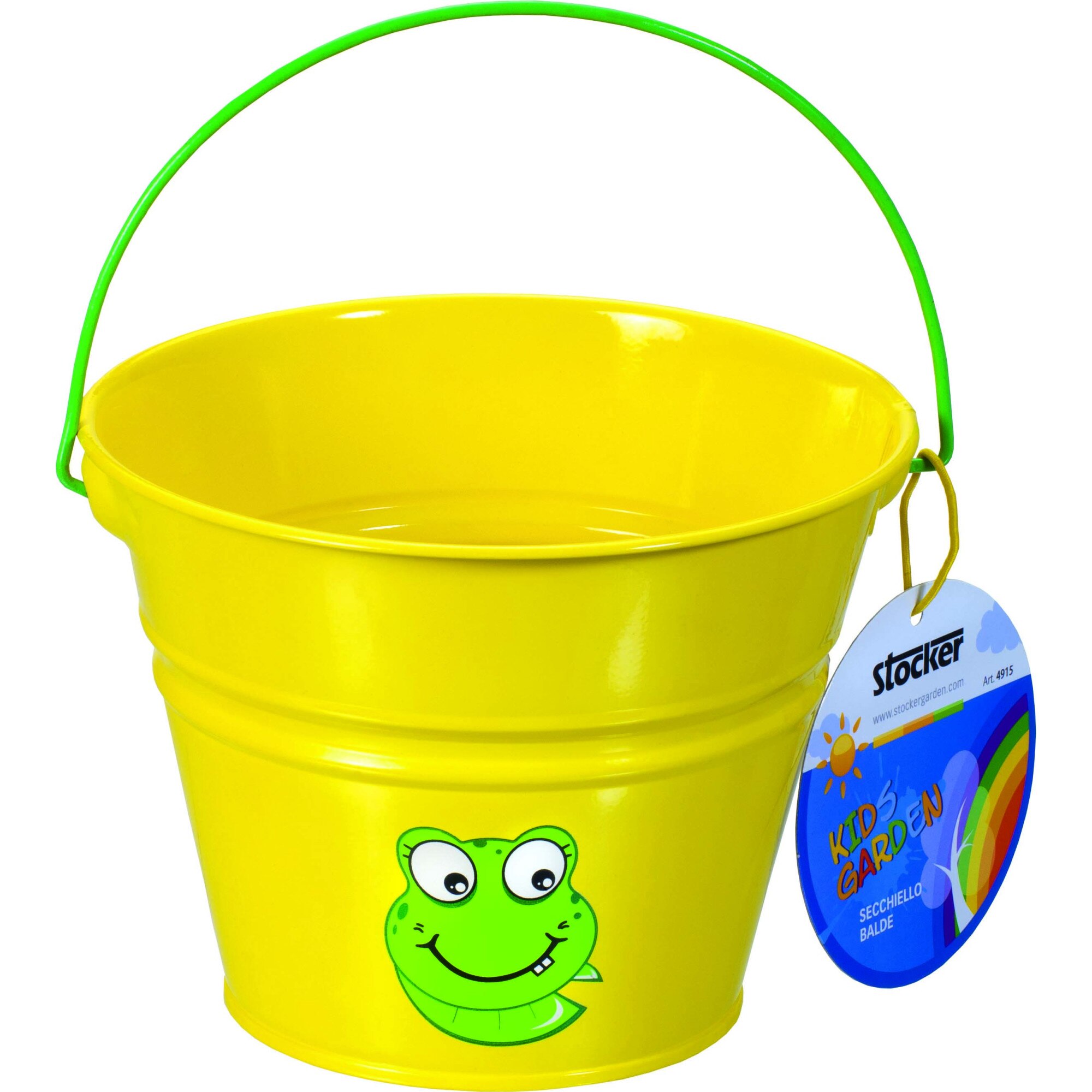 Galetuta din metal pentru copii KIDS GARDEN - culoare galbena