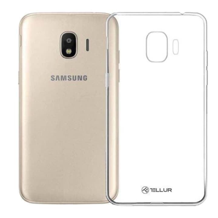 Tellur Silicon Védőtok Samsung Galaxy J4 2018 mobiltelefonhoz, Átlátszó