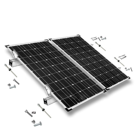 Kit de montaj pe acoperis tabla PNI pentru 4 panouri fotovoltaice ...
