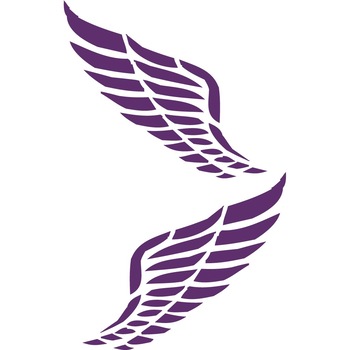 Sticker auto - Aripi tribal - Indigo - 2buc 36x32 cm Sticker auto - Aripi tribal - Indigo - 2buc 36x32 cm