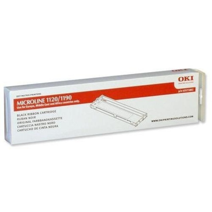Ribbon OKI pentru ML1120 / ML1190, Negru