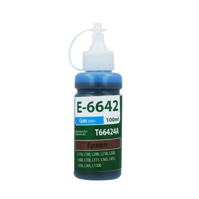 Flacon cerneala Telforceone, pentru Epson, E-6642, Albastru, 100 ml