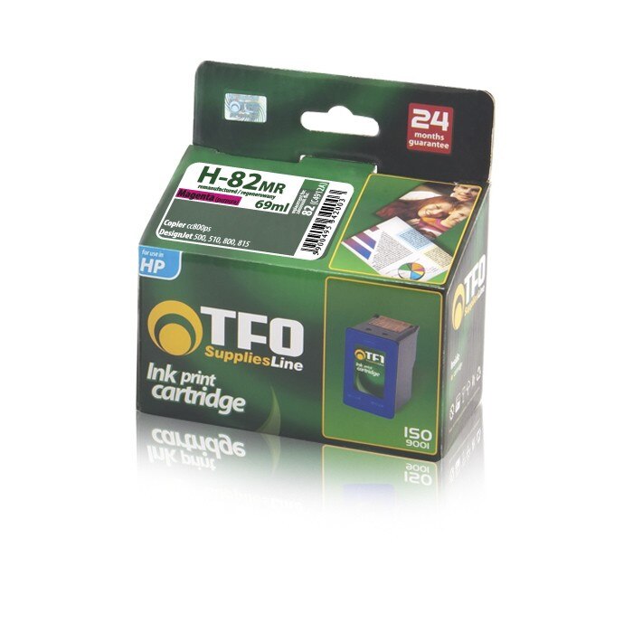 Cartus Toner imprimanta T-ink Telforceone H-82MR C4912A, 69ml, Reconditionat, Rosu