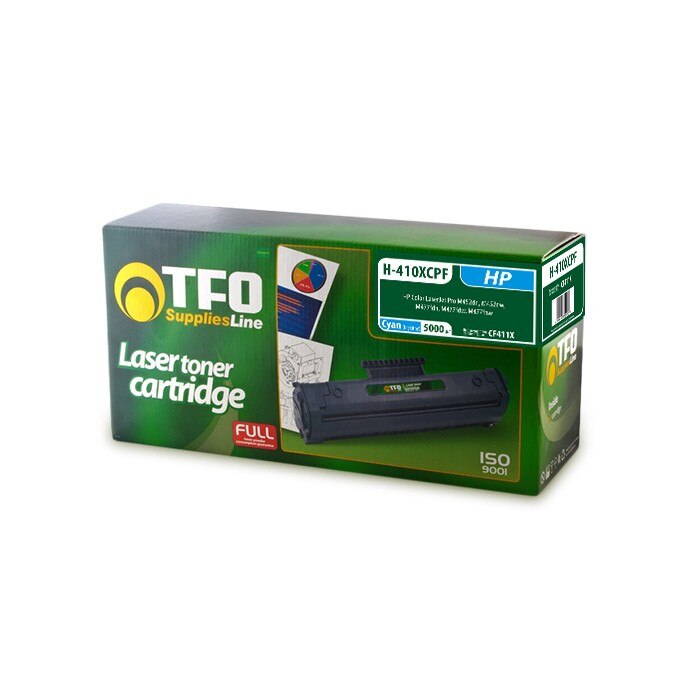 Cartus Toner pentru HP Color Laserjet PRO TFO H-410xcpf (cf411x), Telforceone, Albastru