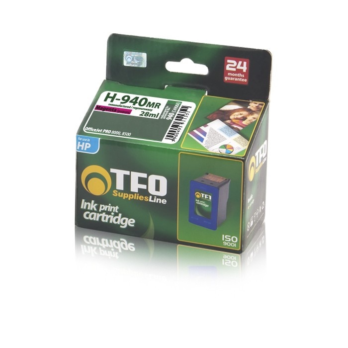 Cartus Telforceone, H-940MR, pentru HP, 28ml, Rosu