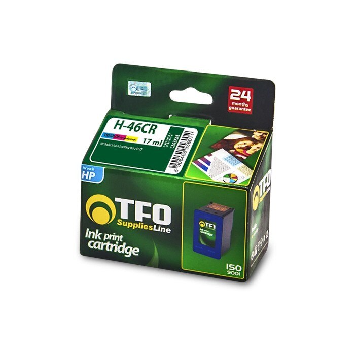 Cartus Toner imprimanta T-ink Telforceone H-46CR CZ638AE, 17ml, Reconditionat, Galben/Magenta/Albastru