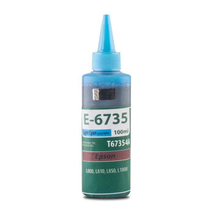 Rezerva cerneala Telforceone E-6735, pentru Epson, Cyan deschis, 100ml
