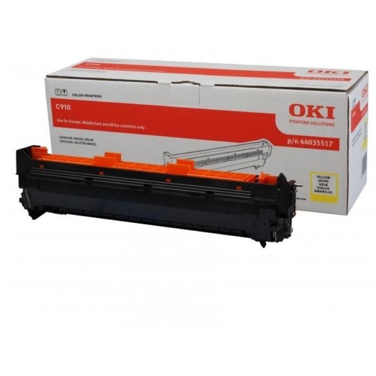 Unitate cilindru OKI 44035517, 20000 pagini, Compatibil cu OKI C910, Yellow