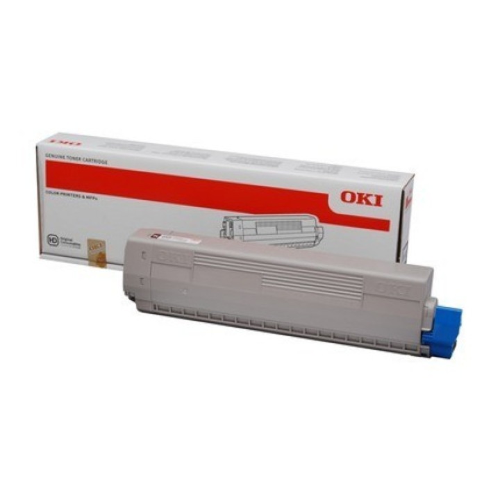 Тонер касета OKI съвместима с OKI C823 / C833 / C843, 7000 стр., черна