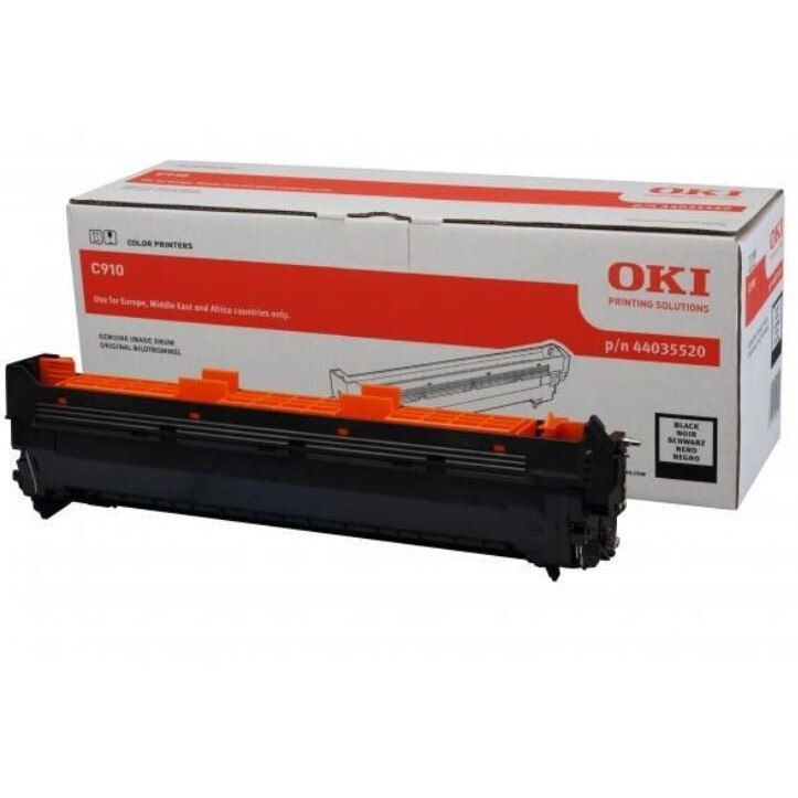 Unitate cilindru OKI 44035520, 20000 pagini, Compatibil cu OKI C910, Black