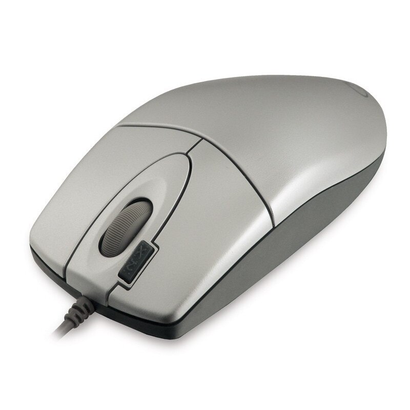Mouse optic A4 Tech Evo Opto Ecco 612D, 800 DPI, Argintiu
