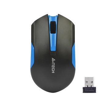 Mouse wireless A4Tech G3-200n-1 V-Track, Negru/Albastru Mouse wireless A4Tech G3-200n-1 V-Track, Negru/Albastru