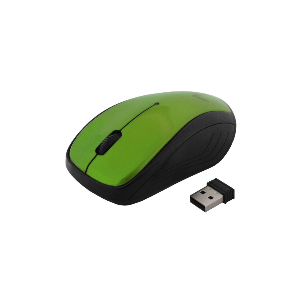 Mouse optic Art AM-92F, Wireless, USB, 2400 dpi, Verde