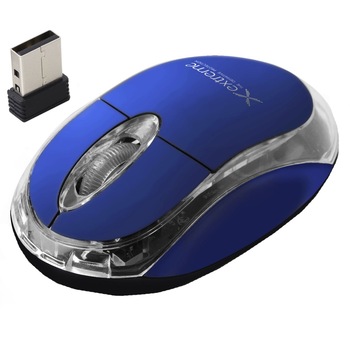 Mouse Flower Esperanza, 3D, 2.4GHz, Albastru Mouse Flower Esperanza, 3D, 2.4GHz, Albastru