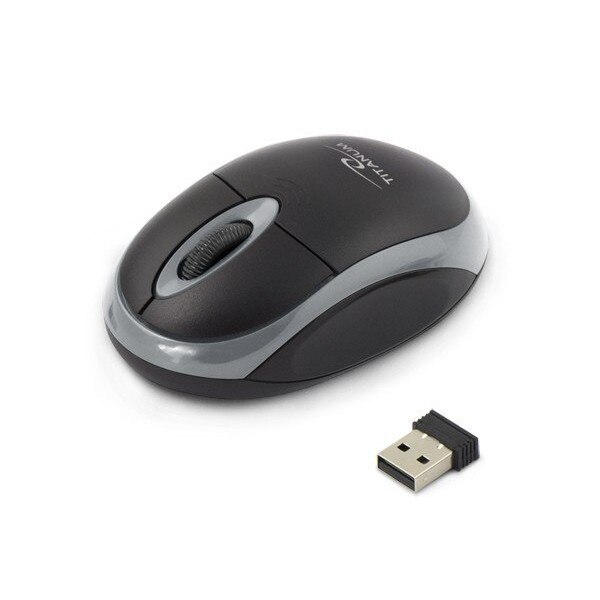 Mouse Wireless TITANUM Vulture, USB, Negru/Gri
