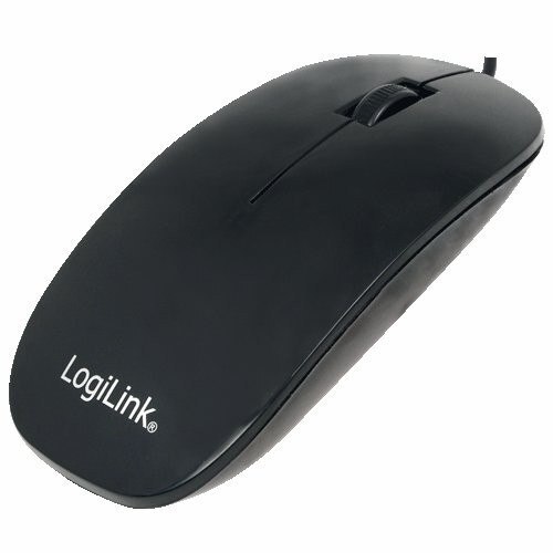 Mouse optic Logilink Id0063, USB, Plug & Play, Negru