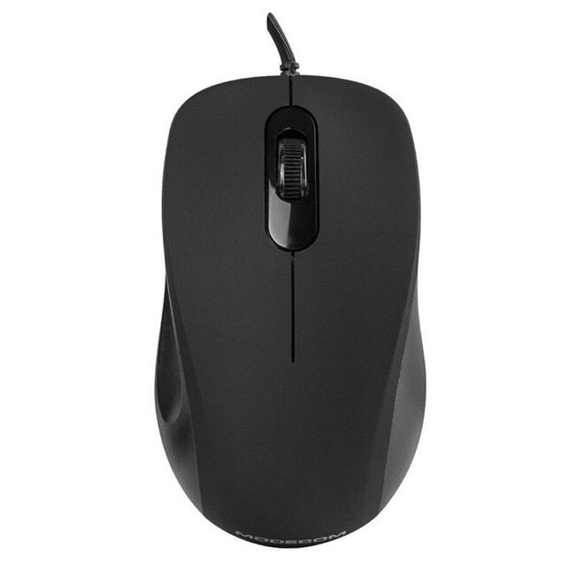Mouse optic Modecom, USB, 1000 dpi, Negru