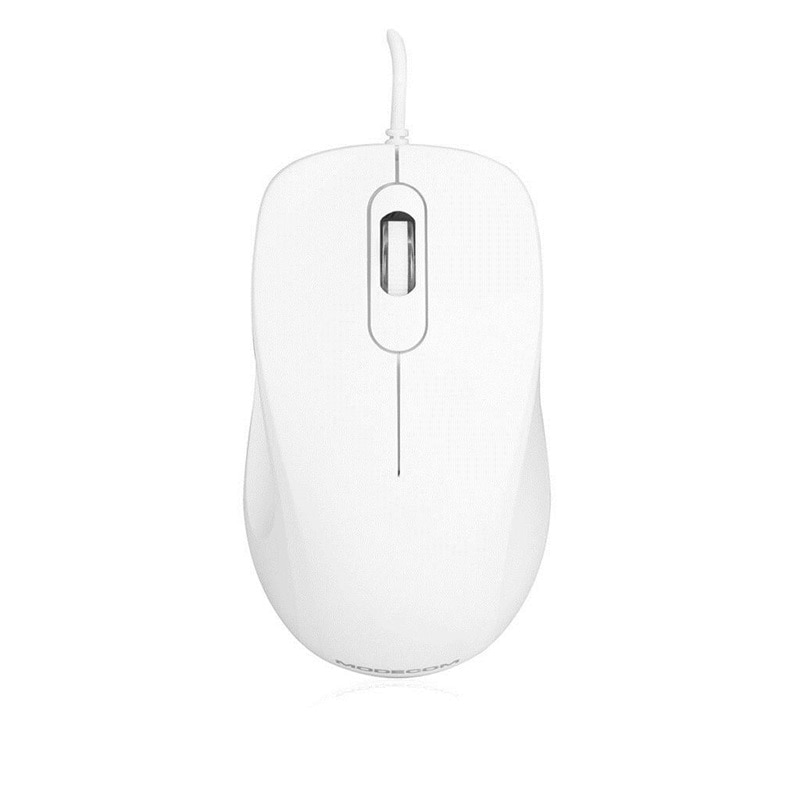 Mouse optic Modecom, USB, 1000 dpi, Alb