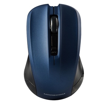 Mouse wireless Modecom Wm9.1, Black/Blue Mouse wireless Modecom Wm9.1, Black/Blue