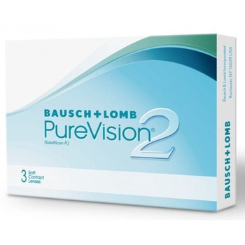 Lentile de contact cu dioptrie +6.00, Bausch&Lomb PureVision2 HD, 3 bucati/cutie Lentile de contact cu dioptrie +6.00, Bausch&Lomb PureVision2 HD, 3 bucati/cutie