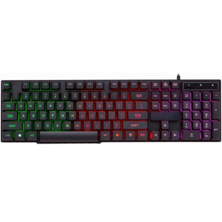 Tastatura Art AK-49, RGB, USB, Negru