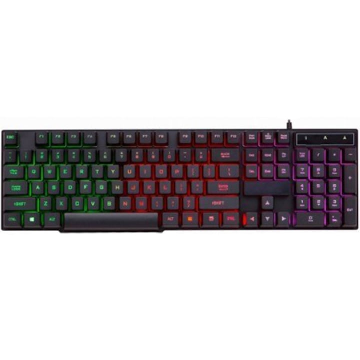 Tastatura Art AK-49, RGB, USB, Negru