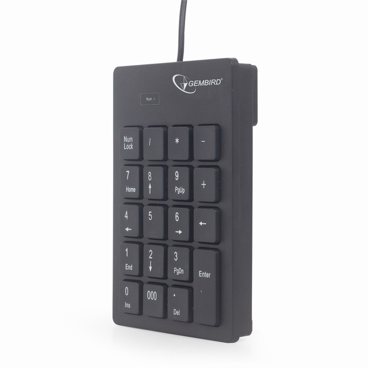 Tastatura numerica Gembrid KPD-U-01, USB , Negru