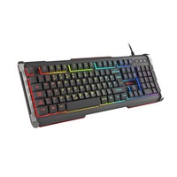 Tastatura gaming internationala Genesis, Rhod 400 JugosInternational Backlight, Negru