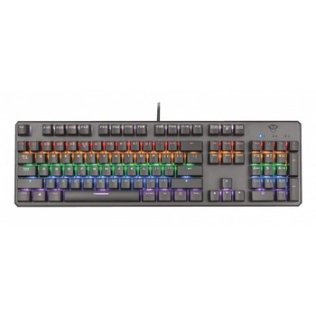 Tastatura gaming Trust GXT 865 Asta, Iluminata, Negru Tastatura gaming Trust GXT 865 Asta, Iluminata, Negru