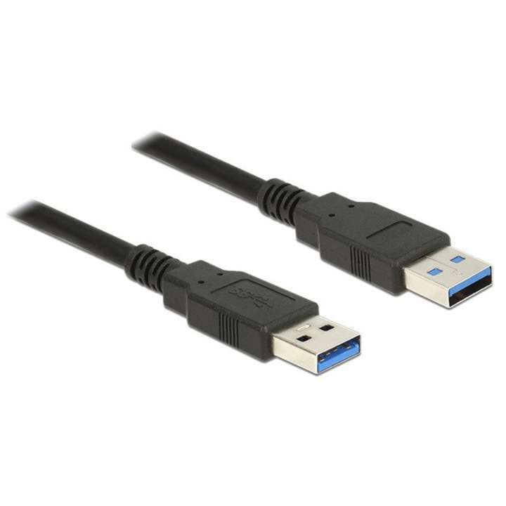 Delock USB 3.0 M/M adatkábel, 1,5 m, fekete