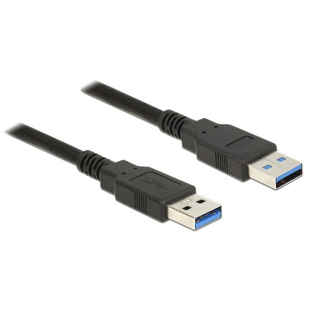 Cablu de date Delock USB 3.0 M/M, 100 cm, Negru