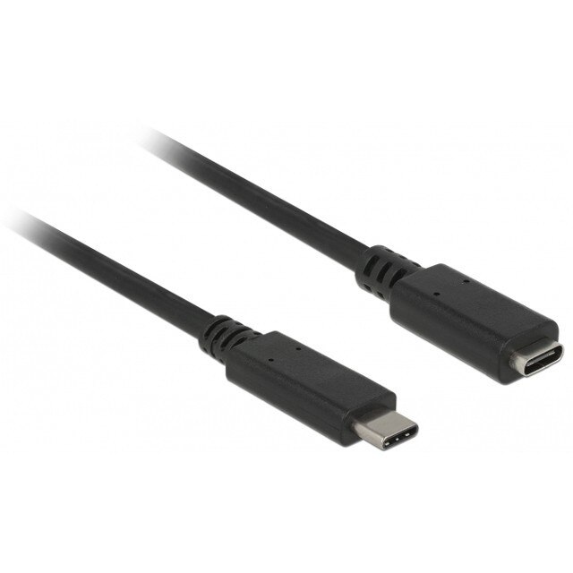 Cablu prelungire USB 3.1 Delock, 1 m, Negru