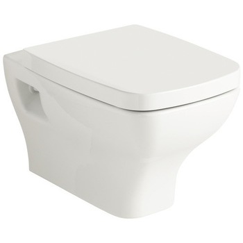 Vas de toaleta suspendat Gala Street Square, cu capac inchidere lenta Vas de toaleta suspendat Gala Street Square, cu capac inchidere lenta