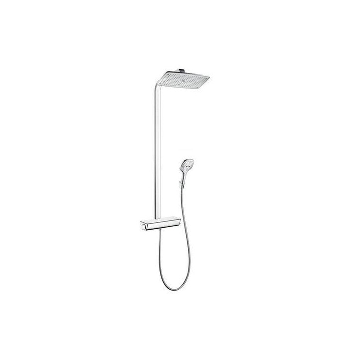 Sistem de dus fix si mobil cu baterie termostat HANSGROHE seria RAINDANCE SELECT E 360 1 JET
