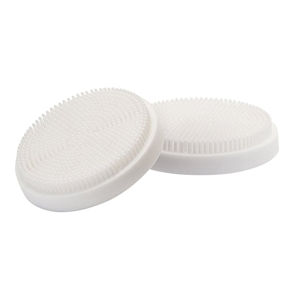 Perii de rezerva moi de silicon pentru Silk’n SonicClean, Alb