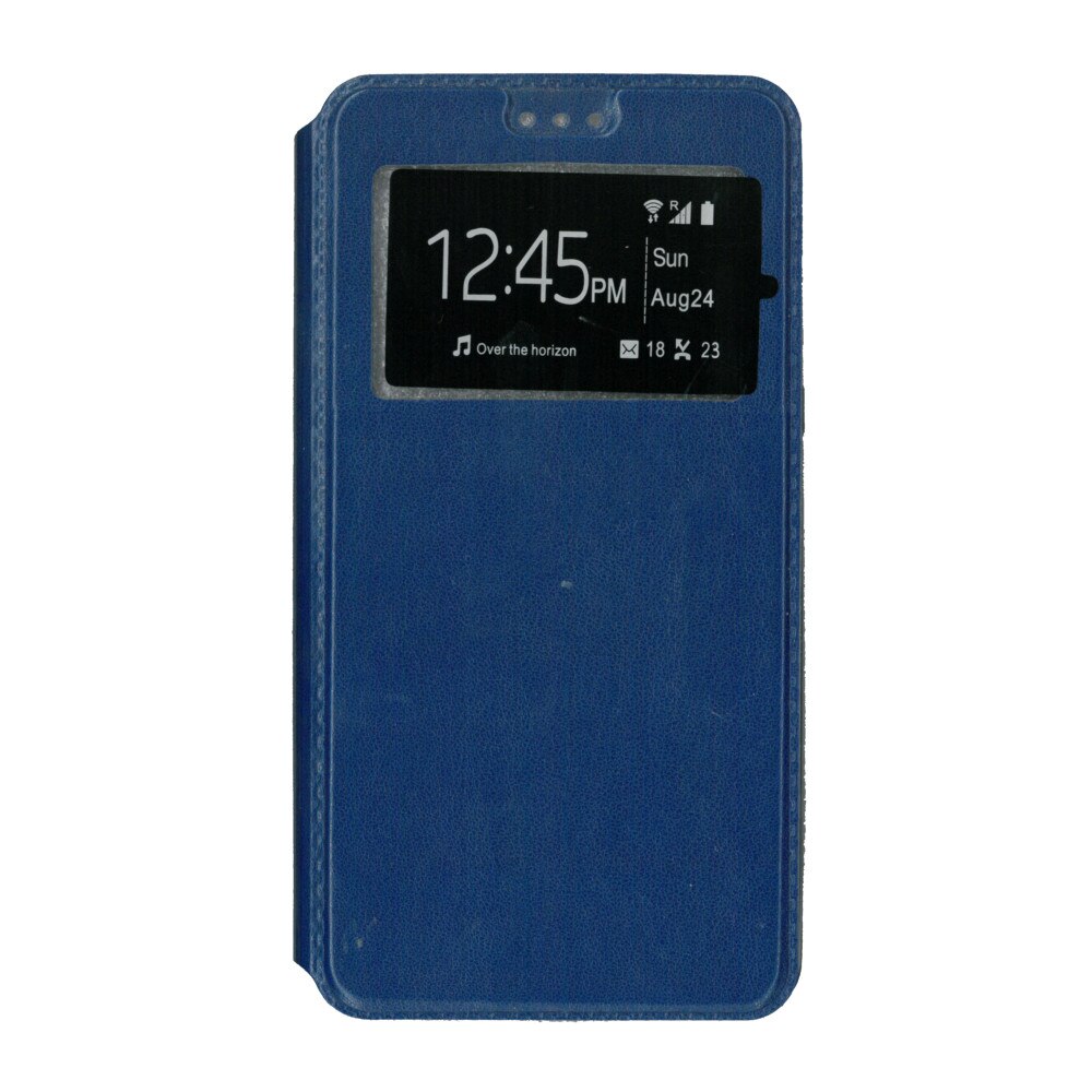 Husa flip s-view, Eurocell, pentru Samsung Galaxy J4 2018, albastru