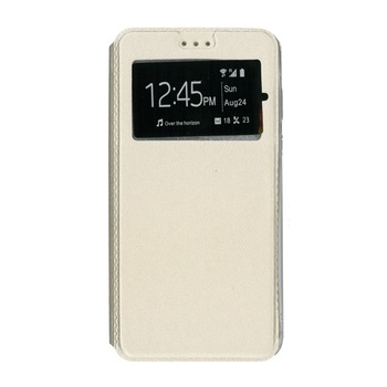 Husa flip s-view, Eurocell, pentru Samsung Galaxy J8 2018, auriu Husa flip s-view, Eurocell, pentru Samsung Galaxy J8 2018, auriu