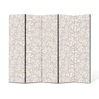Paravan de Camera ArtDeco din 5 Panouri Pattern Motiv Baroc 175 x 150 cm