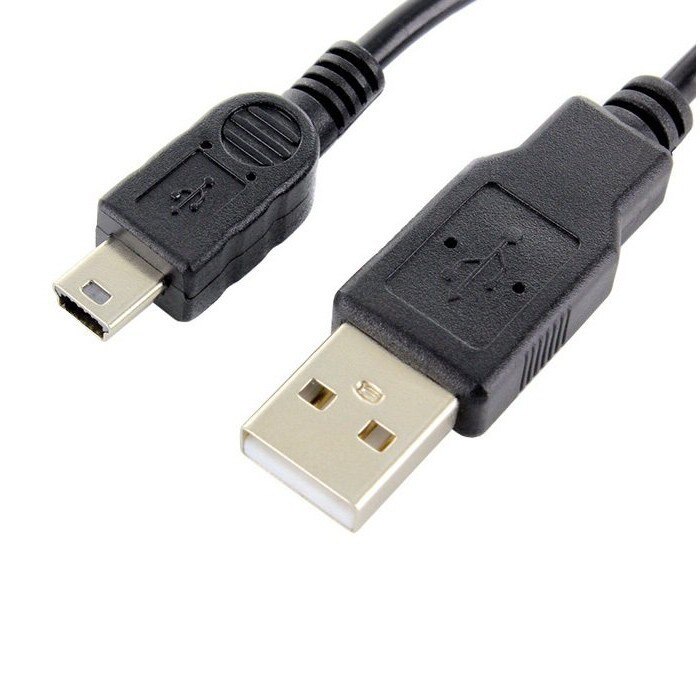Cablu de date Mini USB Telforceone, 1m, Negru