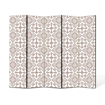 Paravan de Camera ArtDeco din 5 Panouri Model elegant baroc maro 175 x 150 cm Paravan de Camera ArtDeco din 5 Panouri Model elegant baroc maro 175 x 150 cm