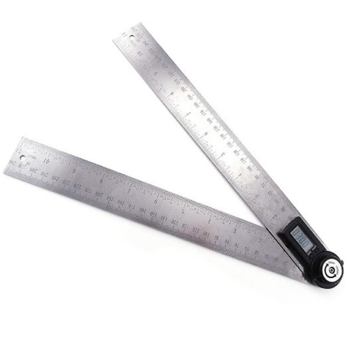 Dispozitiv digital, eTor, Pentru masurarea adancimii unghiului de 360 °, Argintiu