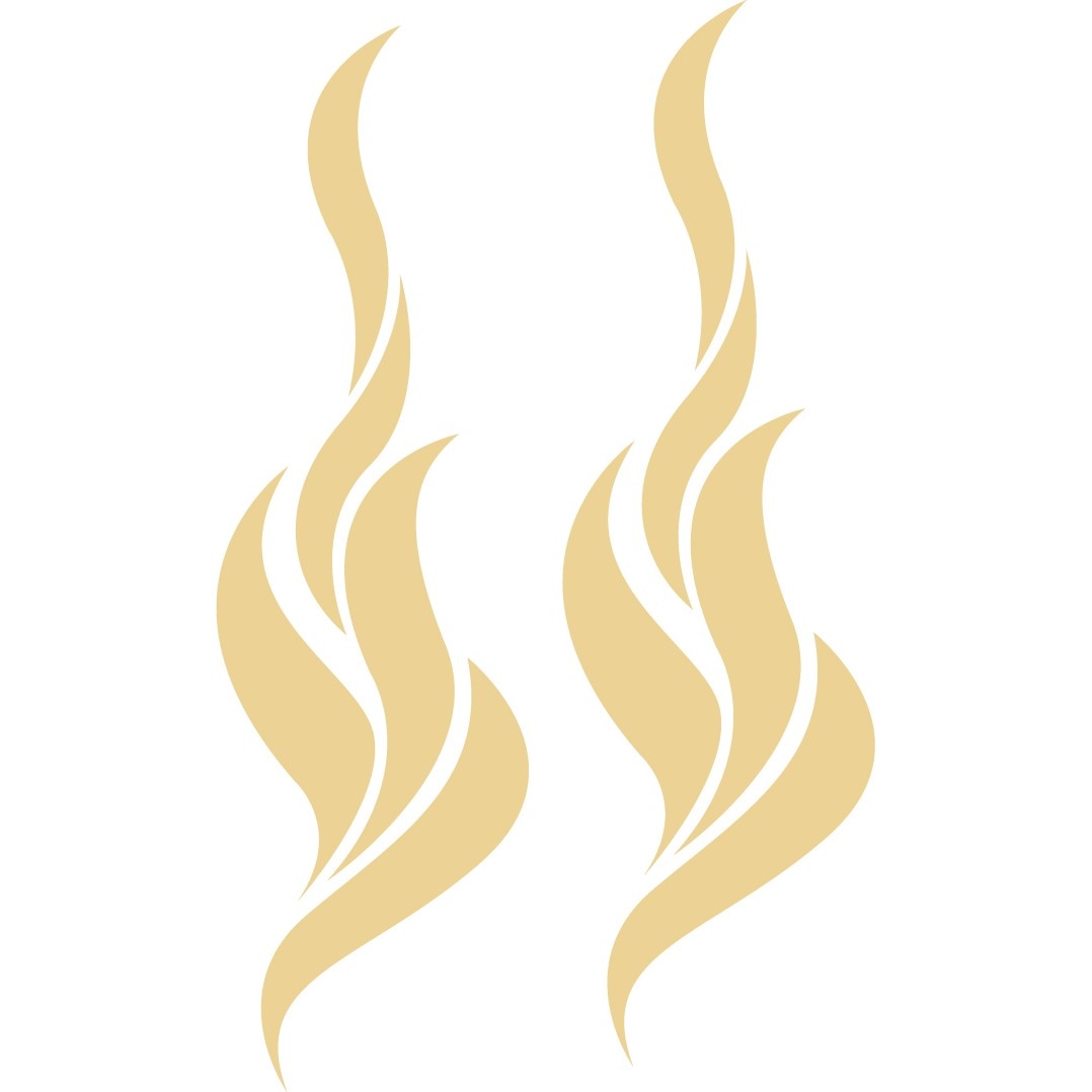 Sticker auto - In flacari - Bej - 2buc 14x49 cm