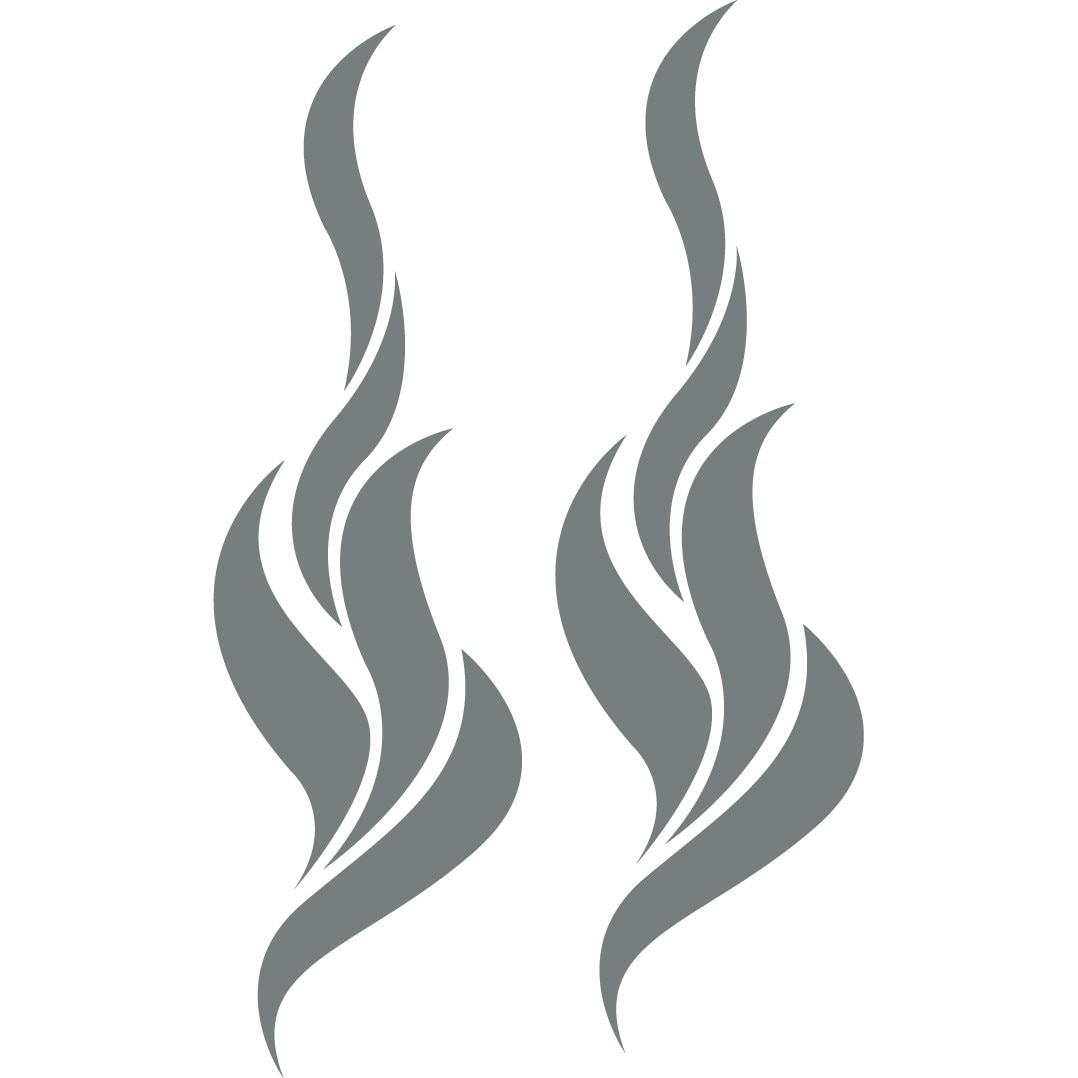 Sticker auto - In flacari - Gri Metal - 2buc 14x49 cm