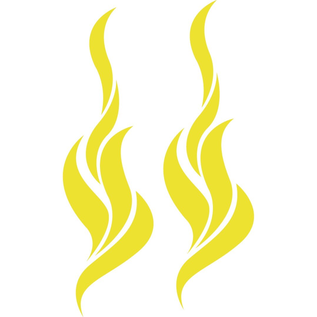 Sticker auto - In flacari - Lemon - 2buc 14x49 cm