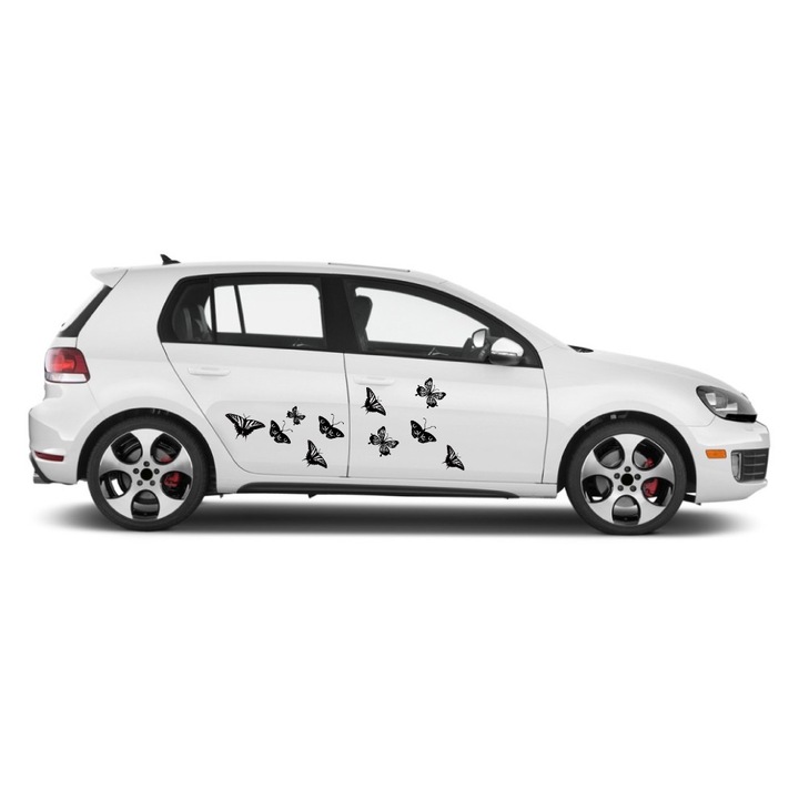 Sticker auto - Fluturi - Bej - 65x46 cm