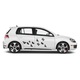 Sticker auto - Fluturi - Bej - 65x46 cm