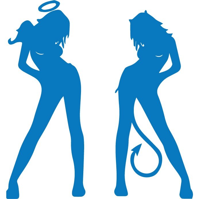 Sticker auto - Ispita - Albastru - 23x25 cm