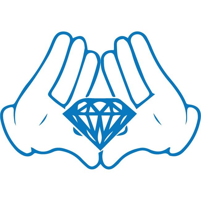 Sticker auto - Illuminati - Albastru - 30x20 cm