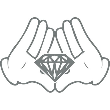 Sticker auto - Illuminati - Gri Metal - 30x20 cm Sticker auto - Illuminati - Gri Metal - 30x20 cm