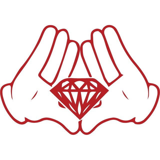 Sticker auto - Illuminati - Rosu Cardinal - 30x20 cm